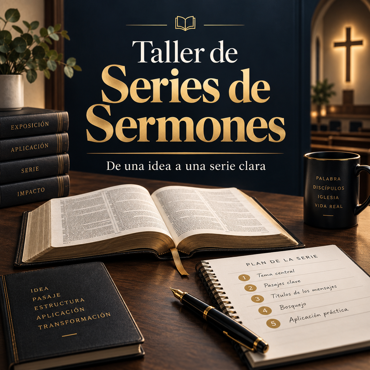 Portada de Taller de Series de Sermones